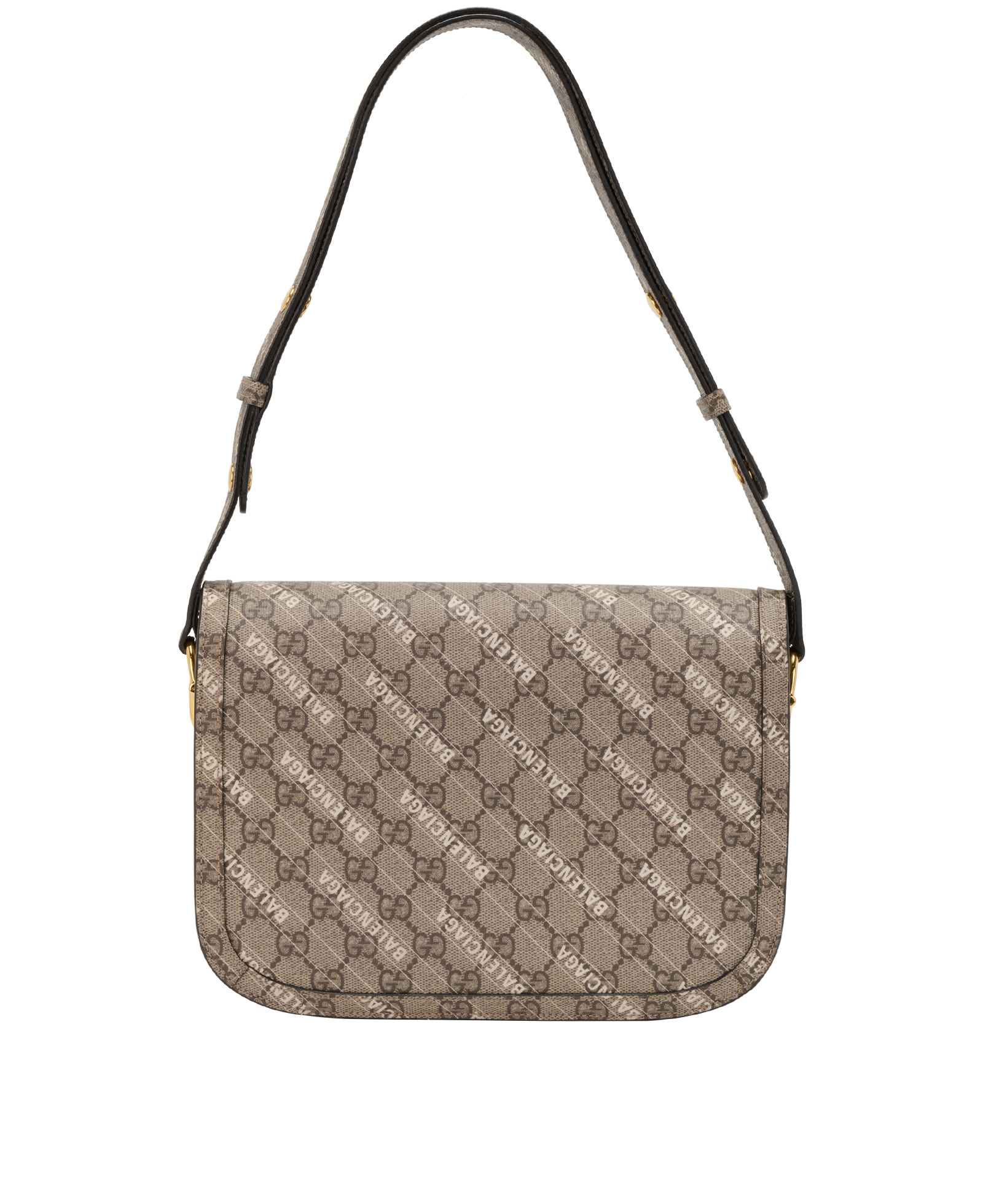 x Balenciaga Medium Horsebit 1955, &pound;995, Handbags, Beige/Brown/Cream, Canvas, Back view